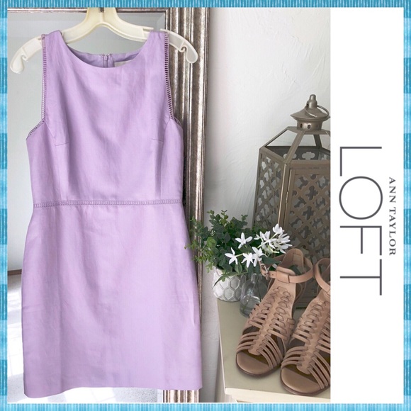 lavender sleeveless dress